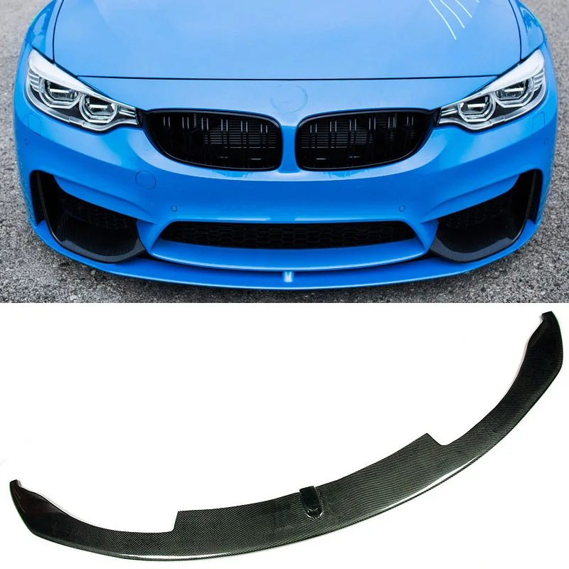 M-P Style Carbon fiber Front Bumper Lip Spoiler Splitter Fit For BMW F8X M3 M4 | Автомобили и мотоциклы