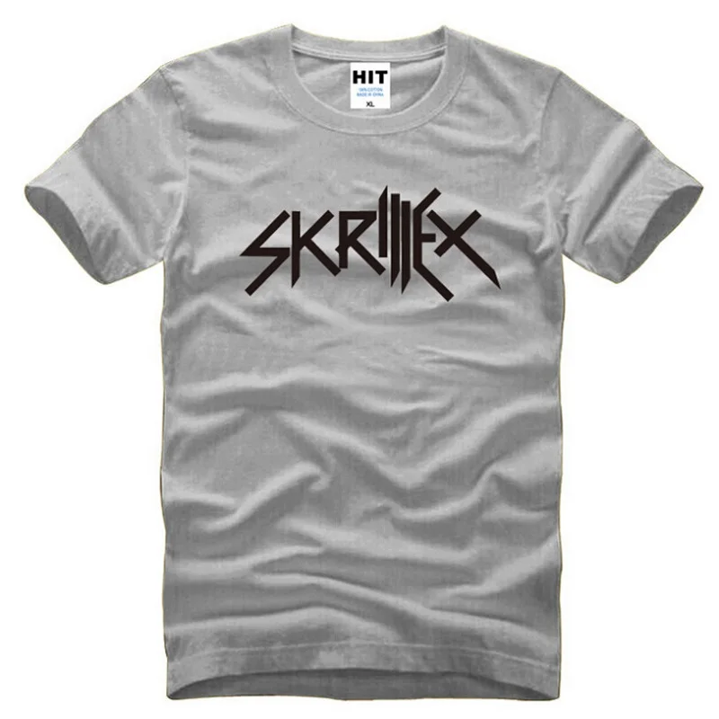 New Skrillex T Shirt Men Fashion Rock Band Hip Hop Printed Men's T