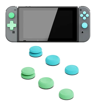 

6pcs Animal Crossing Thumb Grip Set Joystick Cap Thumbstick Cover for Nintend Nintendo Switch Game Controller
