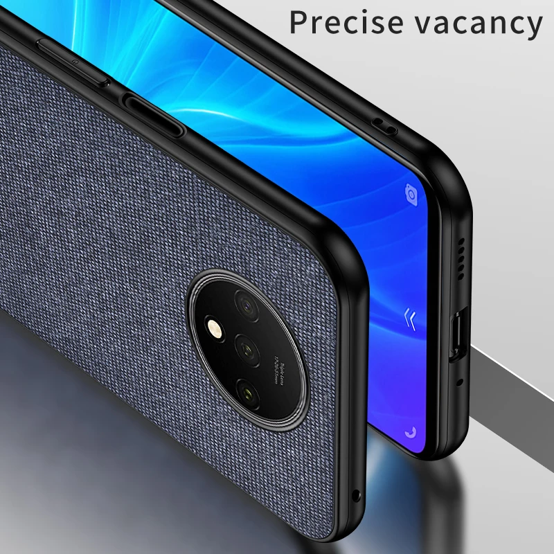 IKrsses для OnePlus 7T Pro Чехол PU простая ткань Жесткий Чехол Мягкий чехол для OnePlus 7T Pro 360 чехол все включено