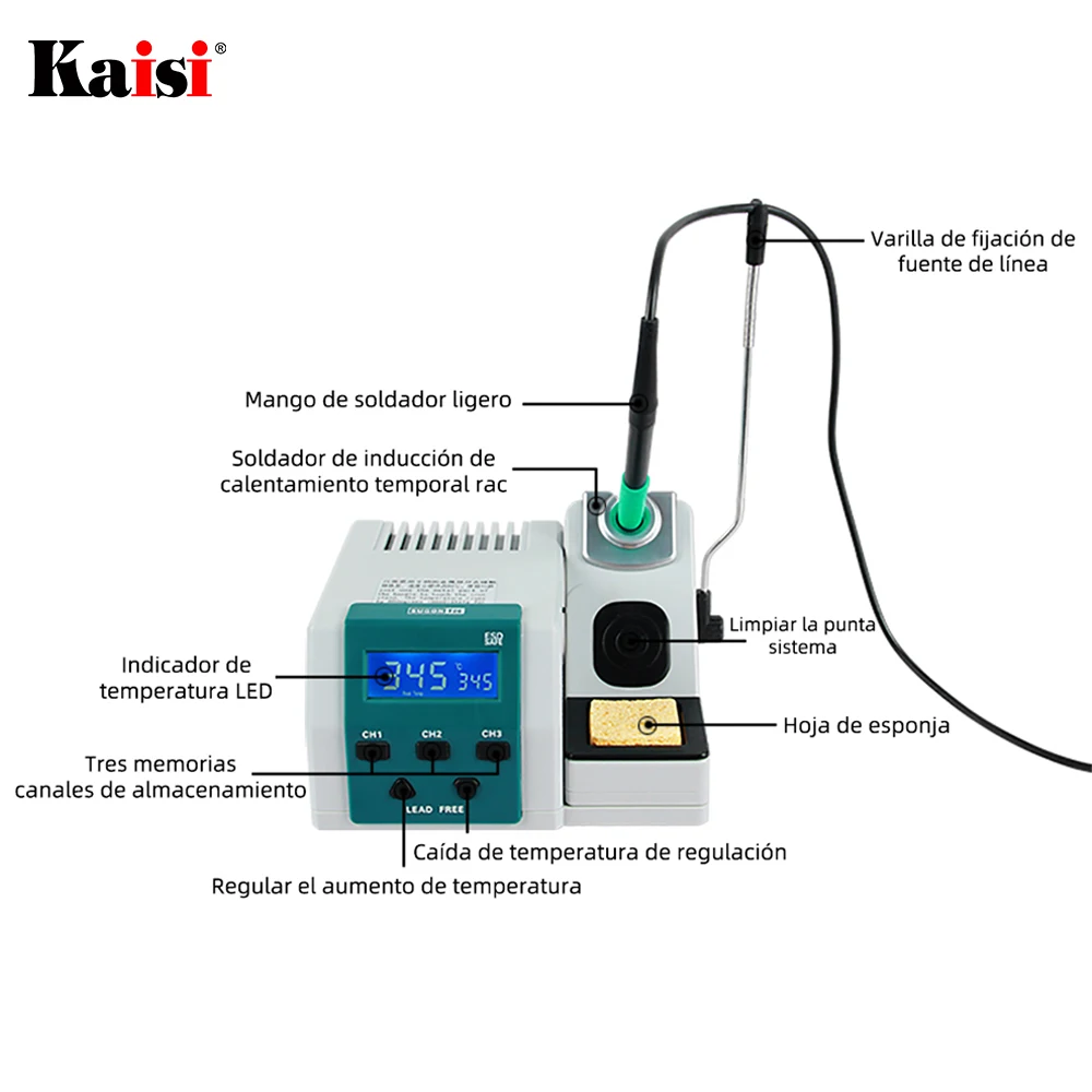 SUGON T26 Kit De Solda Com 3 Pontas De Ferro, Estação De Solda, 80W, Energia Elétrica De Solda, Solda