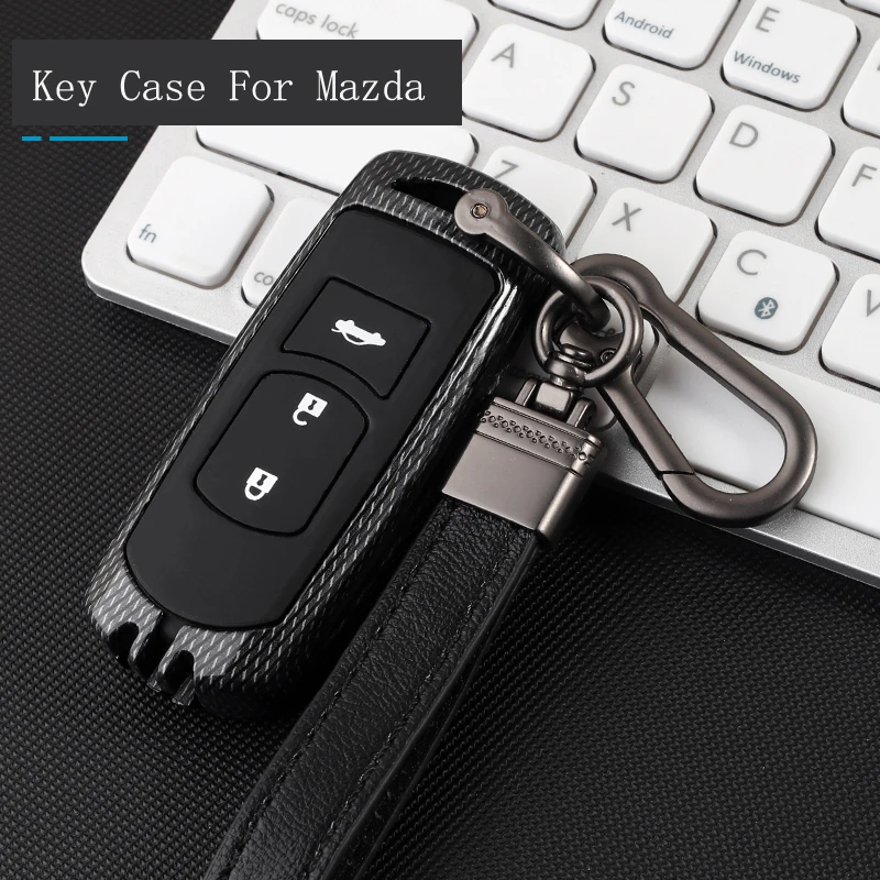 Чехол для ключей из цинкового сплава для автомобиля Mazda 6 CX3 CX5 CX7 CX-5 CX-7 CX9 MX Smart Keyless пульт дистанционного управления брелок защитный чехол