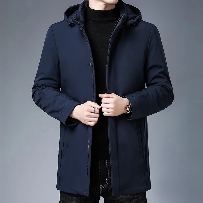 2020 Winter new arrival high quality Liner Detachable Men's Coat 90% White Duck Down Jackets Men Casual Jacket Male size M-4XL waterproof puffer jacket Down Jackets