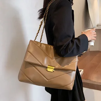 

Large Capacity Ladies Hand Bags High Quality PU Leather Women Shoulder Bags 2020 New Fashion Luxury Handbags Women Bags Designer