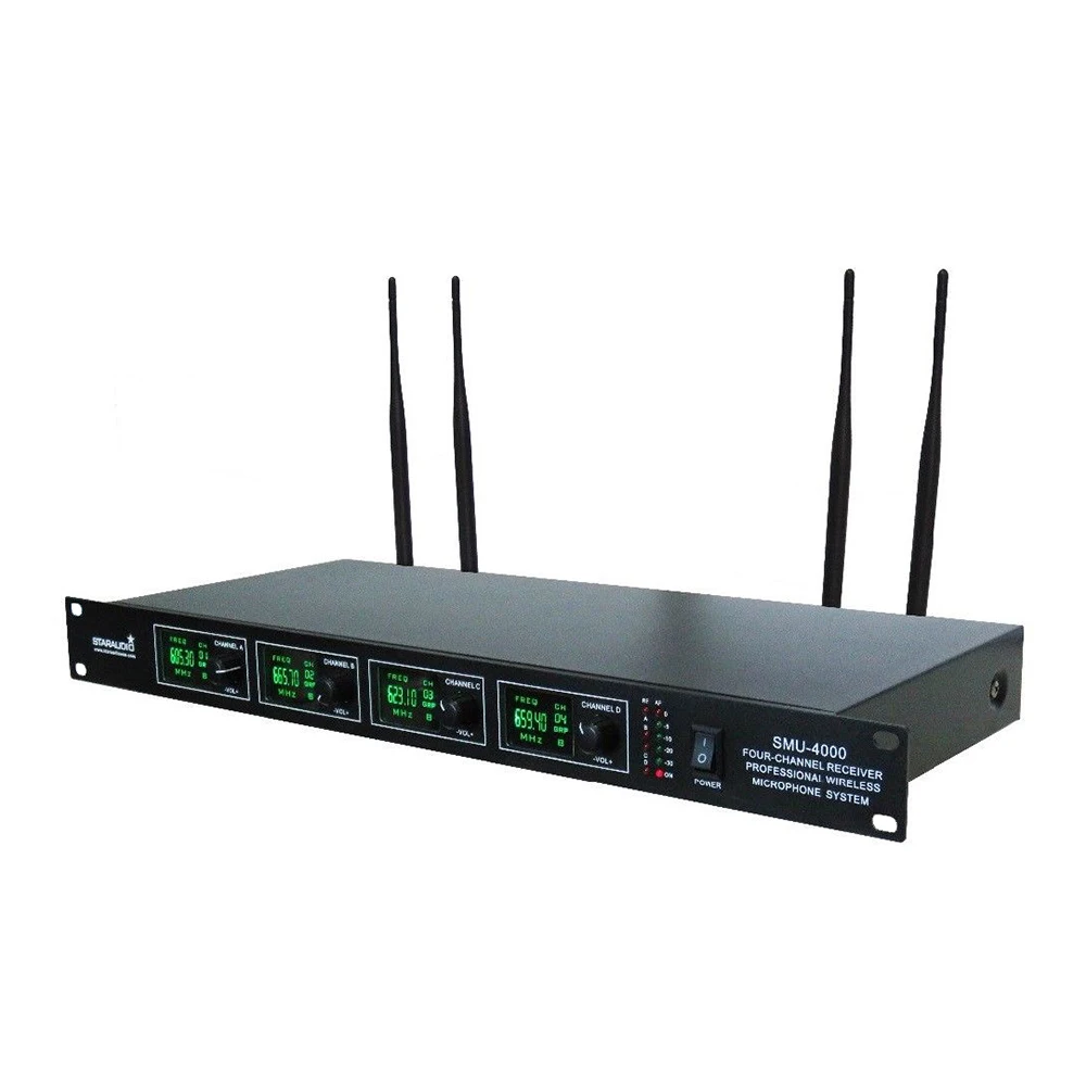 4ch microphone system wireless 4ch family party church handheld mic