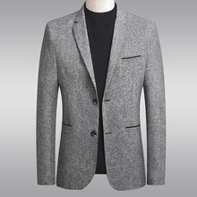 Главная Акция импортные товары высокое качество мужской большой клетчатый костюм тонкий формальный костюм один западный мужской костюм для среднего возраста 1