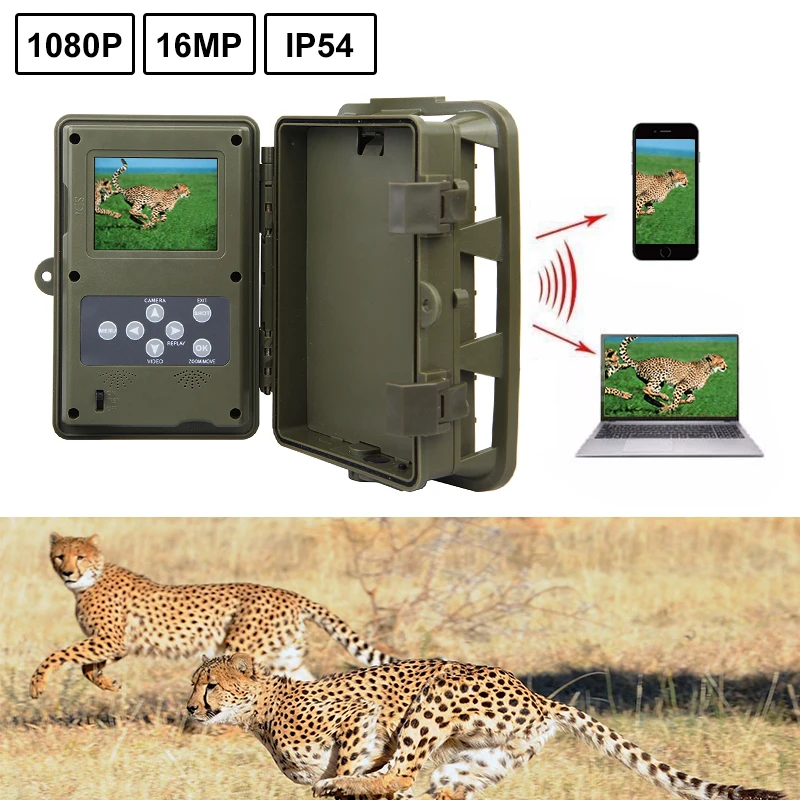 

HD Hunting Camera D3 Big Eye 16MP 1080P 0.5s Trigger Time Outdoor Scouting Trail Game Video Camera Wild Life Animal Hunting