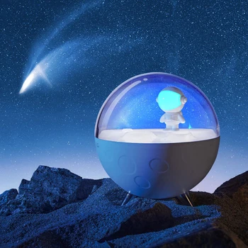 

Astronaut tube charging timer with sleeping music night light, bedside table lamp decompression and sleep aid gifts for children