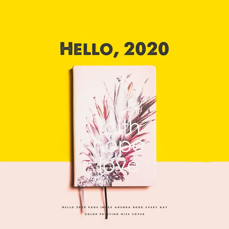 

A5 Thicken Daily Memos Index Hardcover 2020 Schedule Planner Organizer Cute Daily Week Plan Agenda 2020 Planner Notebook Journal