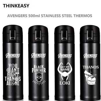 

OUSSIRRO AVENGER Creative Ending Games 500ml Stainless Steel Thermos Cup Office Water Cup