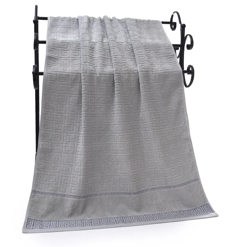Wholesale creative new adult cotton towel home soft absorbent jacquard bath towel gift cover custom logo