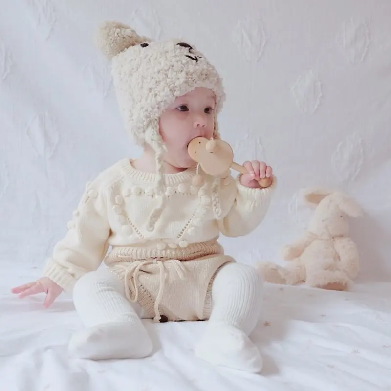 macacão infantil retrô com roupa infantil de malha para outono inverno para meninos meninas