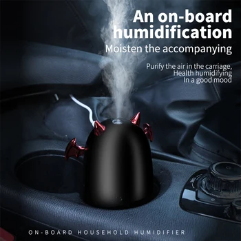 

Car Air Humidifier Eliminate Static Electricity Clean Air Care for Skin Nano Spray Mute Design Color Lights Car Office
