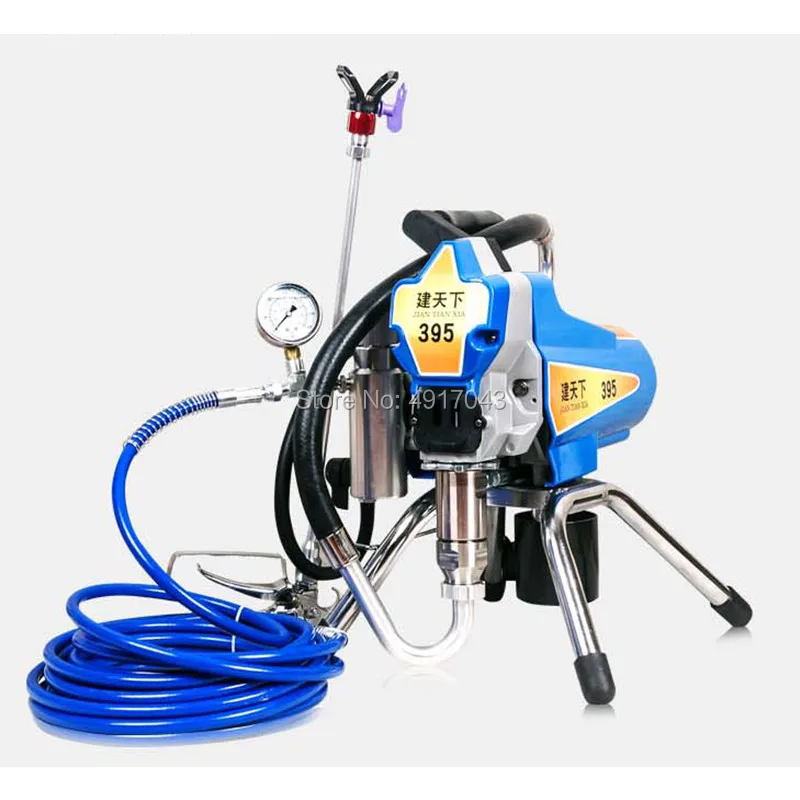 

High quality High pressure 395 High Power High Pressure Airless Spraying Machine Latex Paint Waterproof Spraying