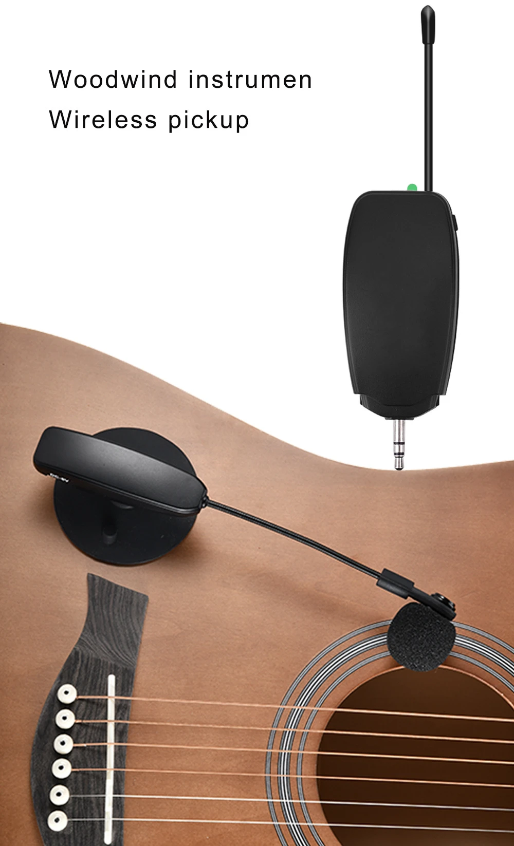 Micrófono inalámbrico UHF para violín, portátil, instrumento mitrifoom inalámbrico para violín|micrófonos| - AliExpress
