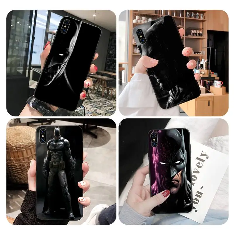Бэтмен черный сотовый Чехол для телефона iphone XS 11 11Pro 5 5s SE 6 6s плюс 7 8 2020