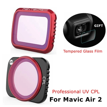 

DJI Mavic Air 2 Filters UV CPL Filter Neutral Density Polar + Tempered Glass Film Protective Gimbal Camera Drone Accessories
