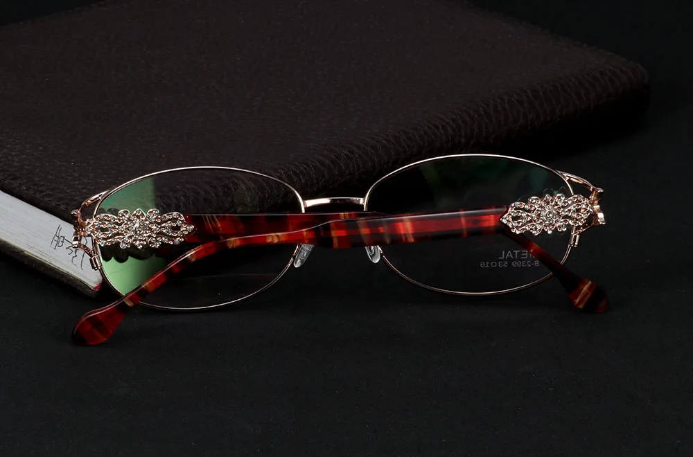 Новые женские очки оправа Алмазный дизайн оптика по рецепту очки Oculos геометрические линзы очки