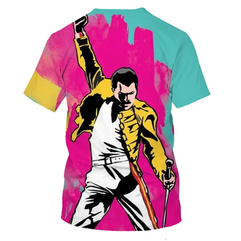 Freddie Mercury The queen Band Футболка Мужская Хип-Хоп рок хипстерская футболка повседневные футболки harajuku Top TeesStar футболка Размер S-6XL