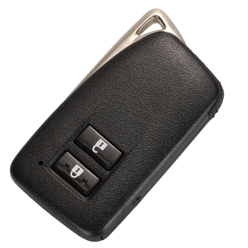 Jinyuqin 2/3/4 кнопки дистанционного ключа автомобиля чехол Обложка для Lexus NX GS RX ES GX LX RC 200 250 350 v-образной КРЕПЕЖНОЙ ПЛАСТИНОЙ LS 450H 300H ключ чехол Замена - Количество кнопок: 2 Кнопки
