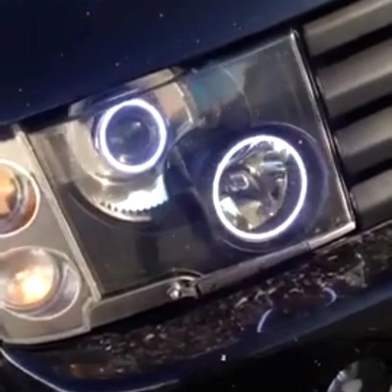Для Land Rover Range L322 2002 2003 2004 2005 ксеноновые фары отличные ультра яркие COB led Ангельские