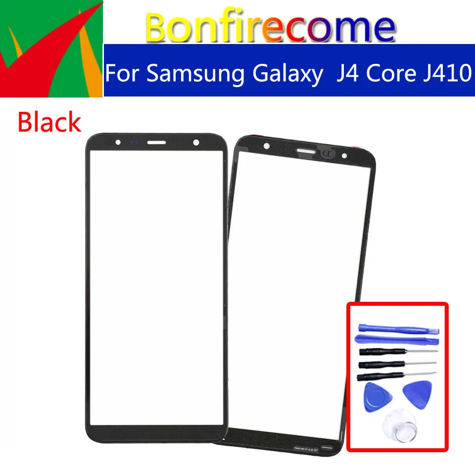 Сенсорный экран J410 для Samsung Galaxy J4 Core J410F J410DS J410G внешнее переднее стекло Замена