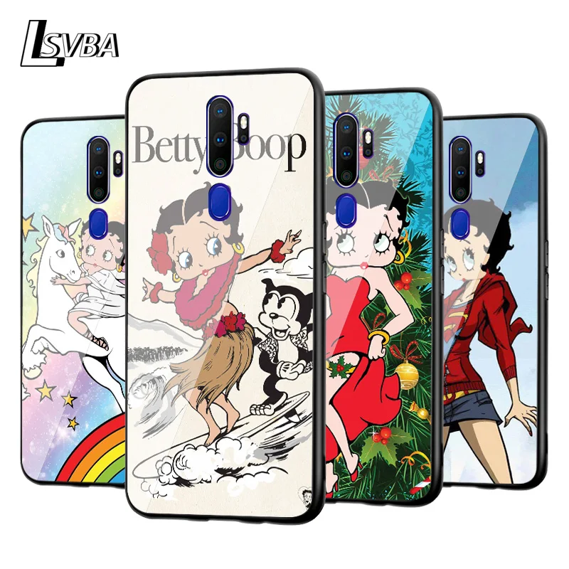 

Sexy Cartoon Betty Boop For OPPO Reno 4 3 ACE A9 A5 F15 Realme C2 K5 K3 R17 R15 Pro 4G 5G 2020 Soft Phone Case