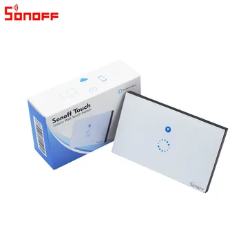 

Itead Sonoff Touch US Wifi Wall Touch Switch 1/2/3 gang Wireless Remote Light Relay App Control Work with Alexa Google Home