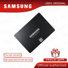 Samsung-unidad interna de estado sólido 860 EVO, disco duro HDD de 250GB, 500GB, 1TB, HD, SATA 3, SSD SATA III de 2,5 pulgadas para ordenador portátil y de sobremesa
