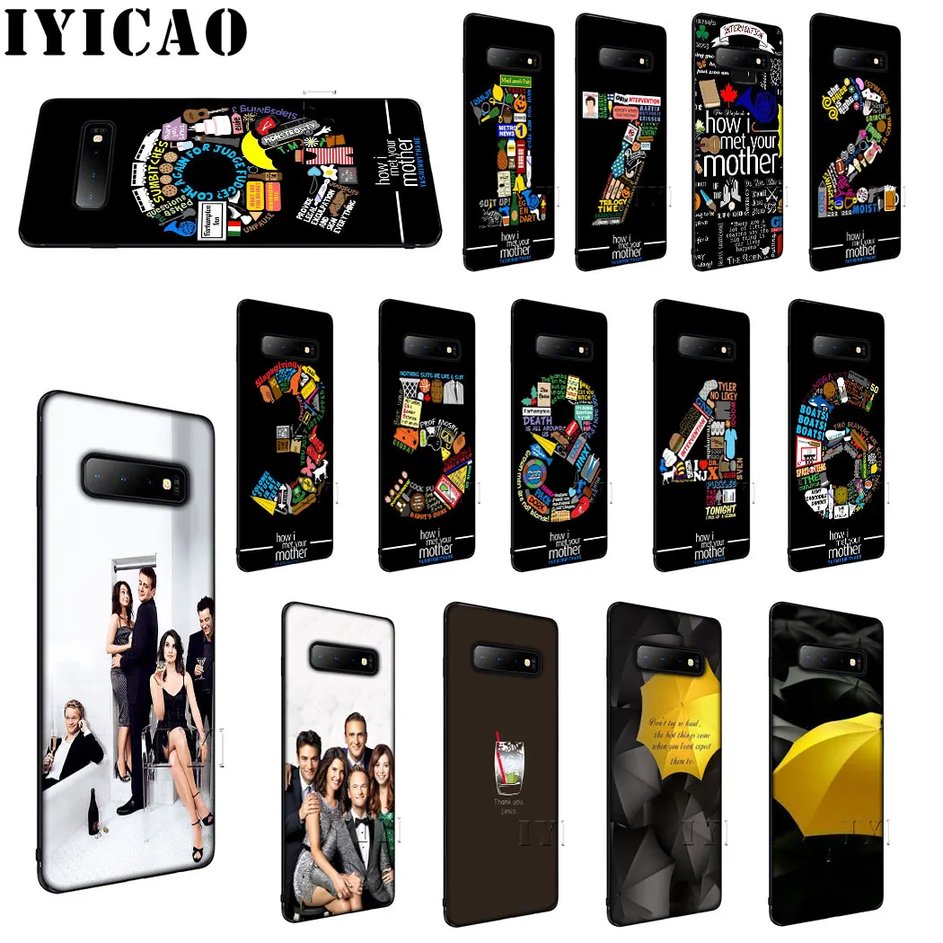 IYICAO Как я встретил вашу маму HIMYM Мягкий силиконовый чехол для телефона samsung S6 S7 S8