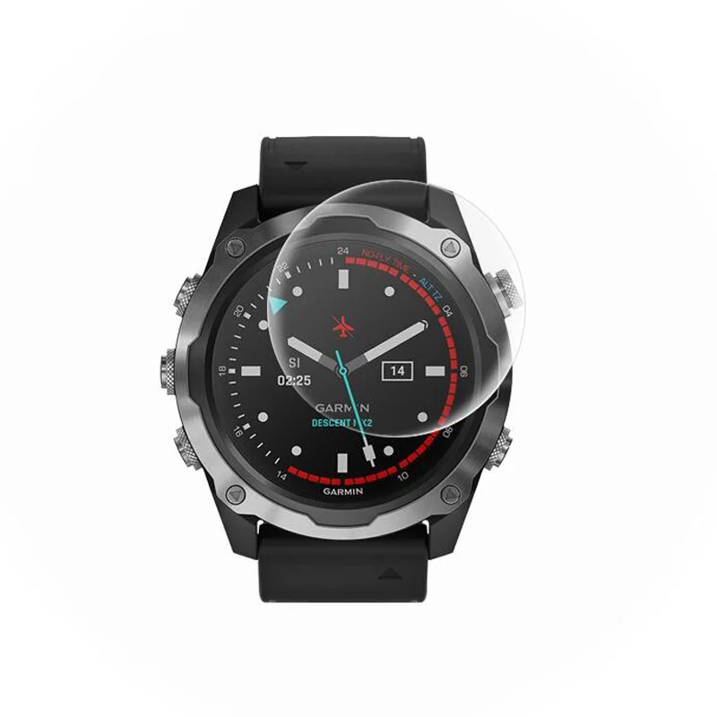 5Pcs Morbido Tpu Trasparente Pellicola Protettiva Smartwatch Guard Per Garmin Descente Mk2 / Mk2I Smart Watch Protezione Dello Schermo Protezione Dell