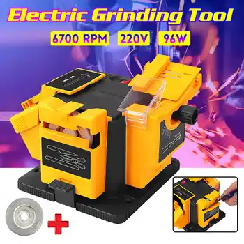 

Multifunction Electric Knife Sharpener Drill Sharpening Machine Knife Scissor Sharpener Power Household Grinding Tools EU 220V