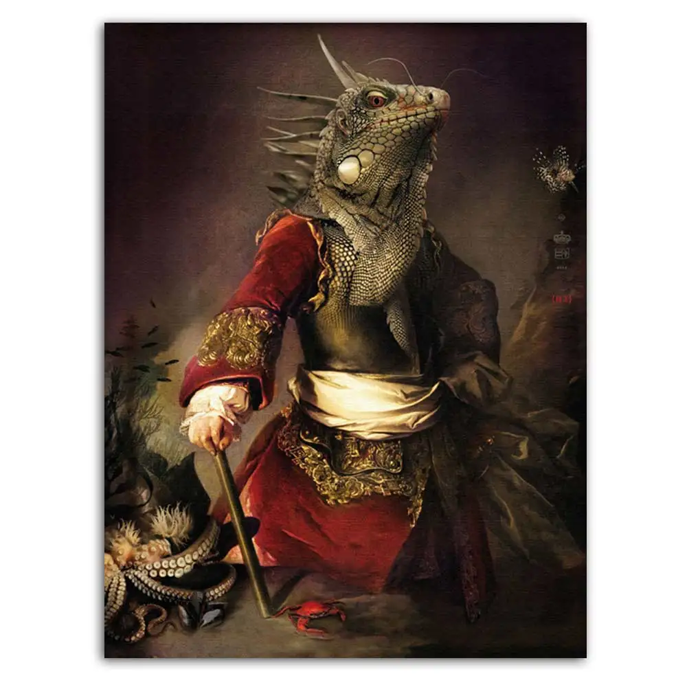 Vintage-Poster-Wall-Art-Dog-Retro-Nostalgia-Gentleman-Oil-Painting-Animal-Print-Canvas-Picture-Living-Room (5)