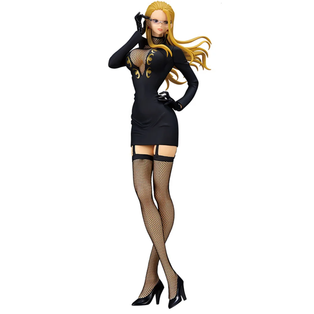 Anime Figures One Piece Kalifa Sexy Girl Toys Japanese Action Figurals Model One Piece Nami Hancock Figma Black Kalifa Doll Toys