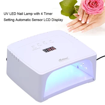 

48/60W UV LED Nail Lamp Nail Dryer with 4 Timer Setting Automatic Sensor LCD Display