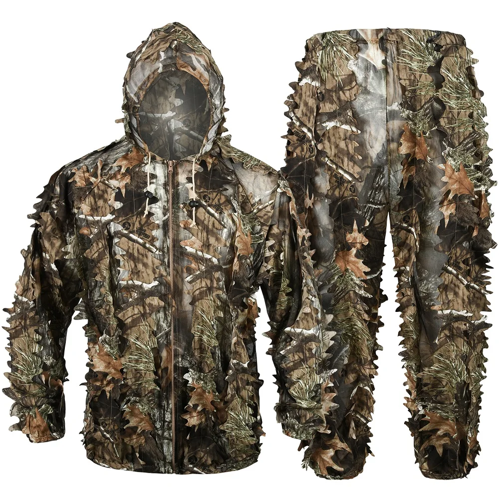 Details about   Hunting Clothes New 3d Maple Leaf Ghillie Bionic S 