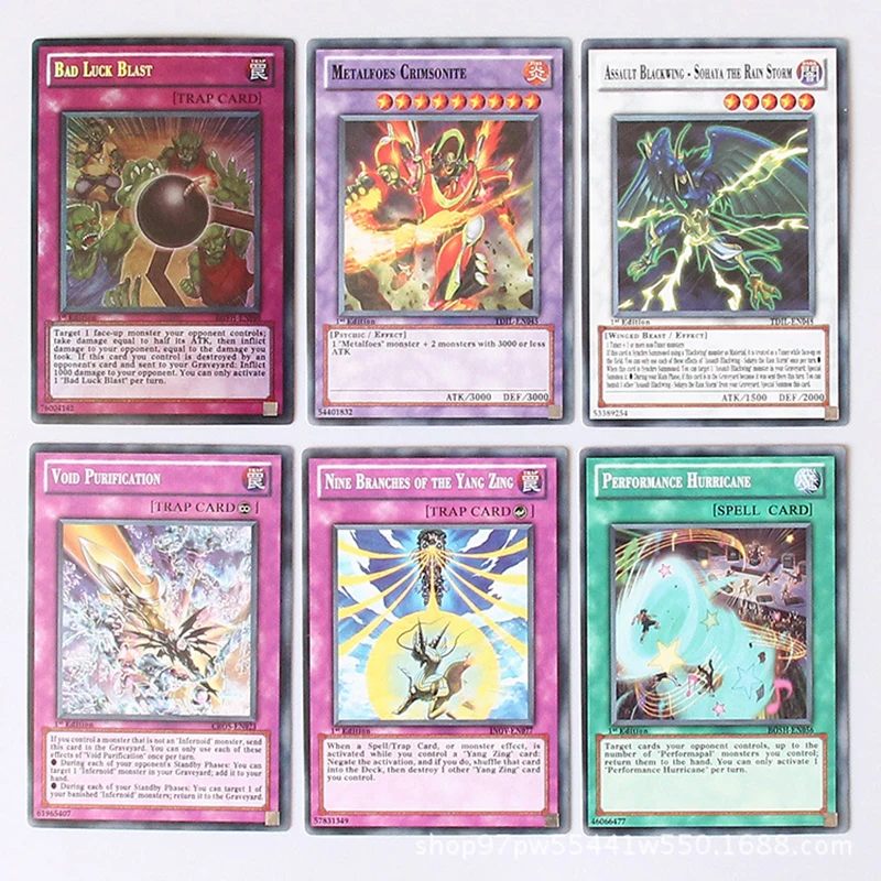 Yugioh набор из 216 штук с коробкой Yu Gi Oh коллекция аниме игр Детские карты игрушки для