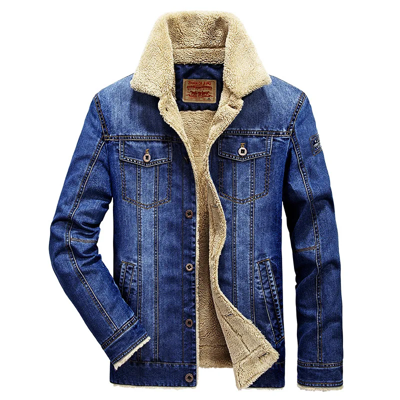 

2020 Denim Jacket Men Cotton Clothing Brand Casual Mens Jeans Jacket Outerwear Spring Autumn Slim Denim Coat Large Size 5XL 6XL