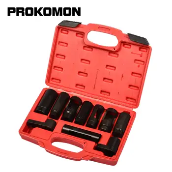 

10Pcs Sensor Oil Pressure Sending Unit Socket Set Oxygen Injection Tool Set