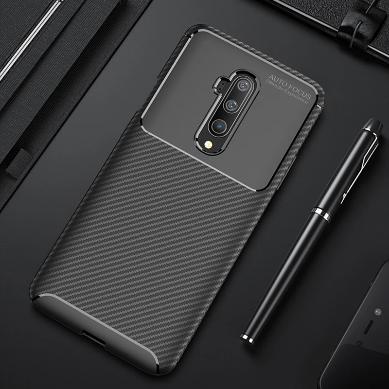 Чехол для телефона OnePlus 8 Pro чехол из углеродного волокна мягкий тпу силиконовый 7T