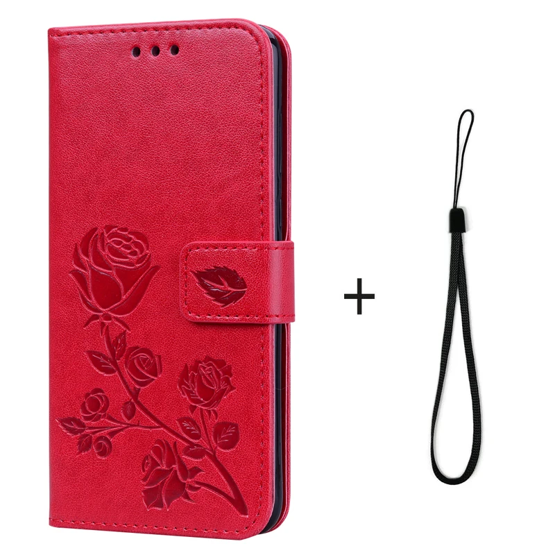Для Wiko Y50 флип-чехол из искусственной кожи для телефона защитная крышка-держатель для Wiko Y 50 Чехол кошелек силиконовый чехол для задней панели сумка 5,0 дюймов - Цвет: MGH Red gua sheng