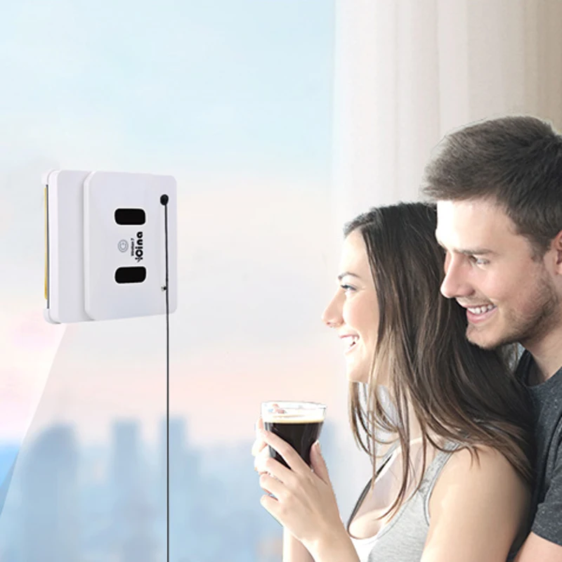 

Smart Window Cleaner Robot Household Window Wall Cleaning Tool Super Suction Power Off Protection Vacuum Suction Brushless Motor