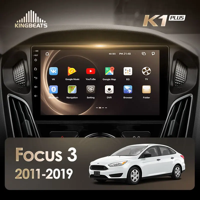 KingBeats штатное головное устройство FOR FORD Focus 3 Mk 3 2010 2012 GPS Android 8.1 автомагнитола на андроид магнитола for Форд Фокус 3 автомобильная мультимедиа Octa Core 8 core*1.8G DDR4