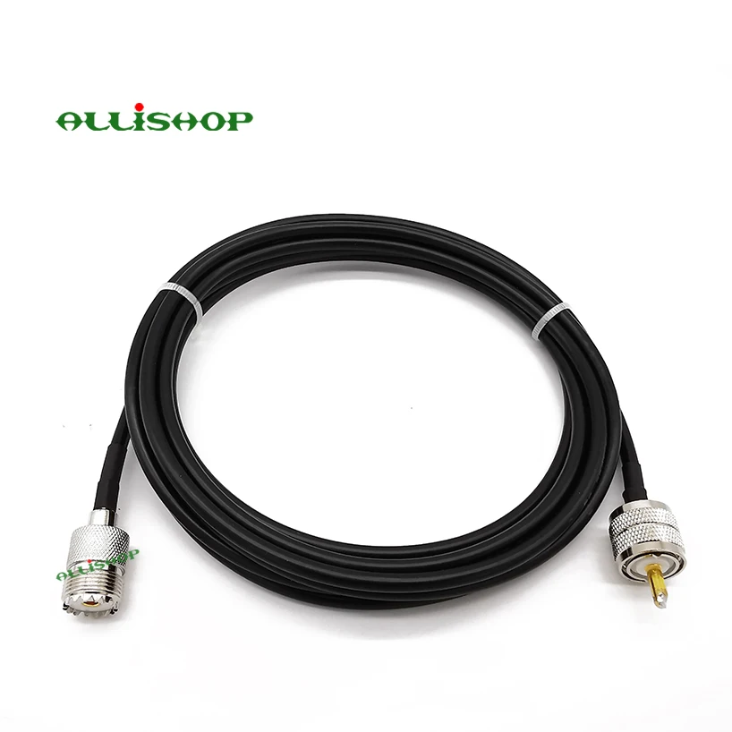 УВЧ телефон со штекером на SO 239 Женский Удлинительный кабель RG58 Pl259 разъем для
