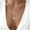 Pam Multi-layer Crystal Pendant Necklace for women - Kito City Jewelry