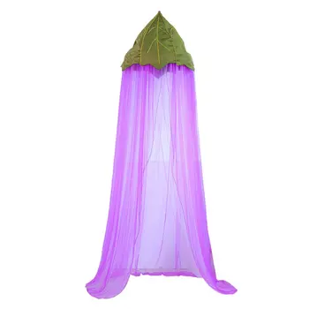 

Purple Grape Children's Mosquito, Nordic Children's Indoor Tent Neutral / Light Gauze Eggplant Tent Home Decor Purple 1pc