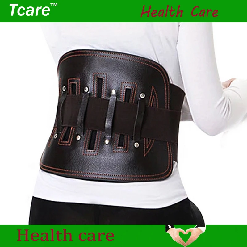 * Кожаный поясной ремень Tcare 1 шт. защитный Поясничный для похудения поддержка