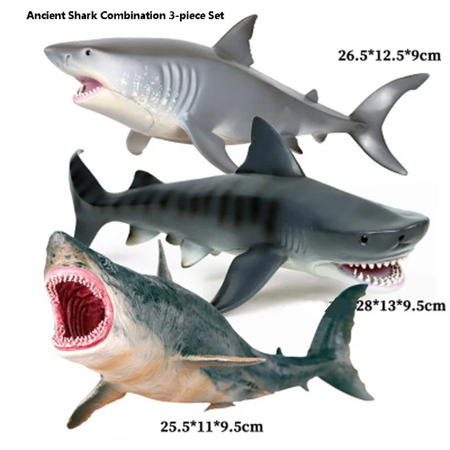 Large single sale Educational toys Prehistoric marine model marine dinosaur Deng's fish plesiosaur animal model toys 6