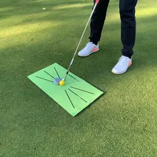 Golf Hitting Mat Pad for Swing Detection Batting In Door Practice Training Equipment Aid Gift for Men Home Office Outdoor Use