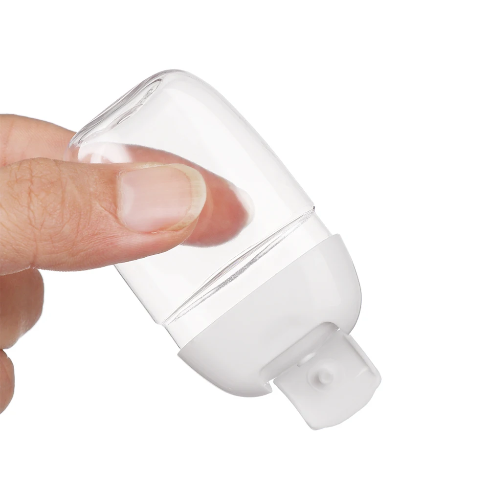 30ml Portable Hand Sanitizer Bottle Reusable Travel Durable Silicone Keychain Holder Gel hand Soap Empty Container Sub-bottling